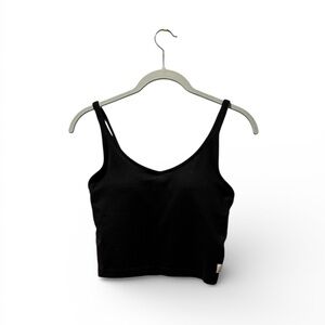 Vuori Classic Black Crop Top / Size Small